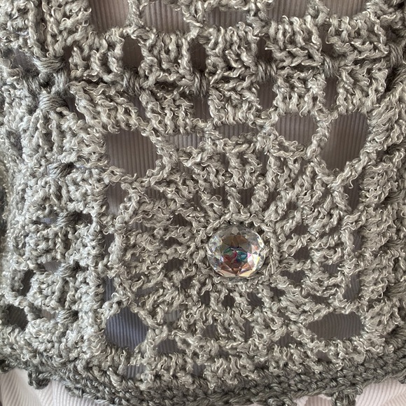 Handmade granny square crochet sweater - Picture 2 of 4